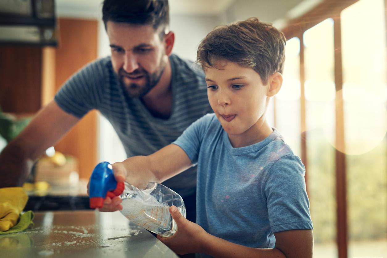 Getting the kids to clean up